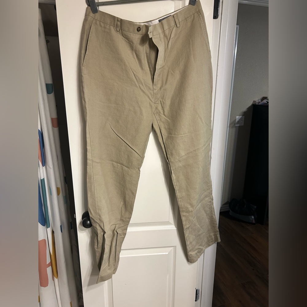 Daniel Cremieux 38X34 Tan Dress Slacks